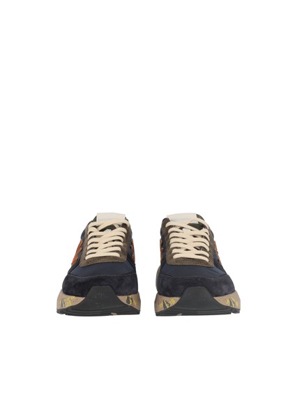 PREMIATA SNEAKERS MICK DARK BLUE/DARK BROWN/ORANGE