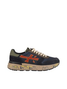 PREMIATA SNEAKERS MICK DARK BLUE/DARK BROWN/ORANGE