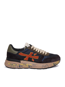 PREMIATA SNEAKERS MICK DARK BLUE/DARK BROWN/ORANGE