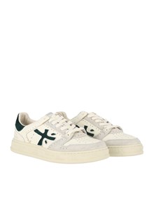 PREMIATA SNEAKERS QUINN WHITE/GREY/GREEN
