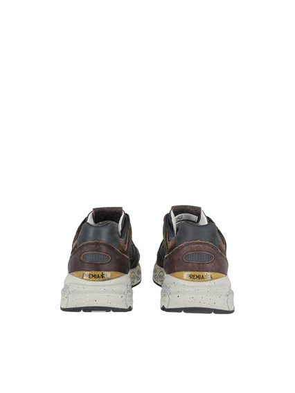 PREMIATA SNEAKERS MASE25 TAUPE/DARK GREEN