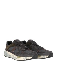 PREMIATA SNEAKERS MASE25 TAUPE/DARK GREEN