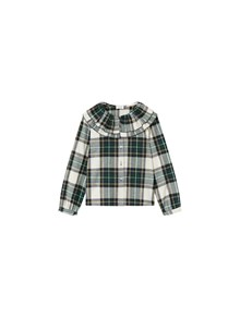 NANAN BLUSA SCOZZESE VERDE
