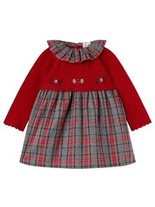 NANAN ABITO IN MAGLIA SCOZZESE ROSSO