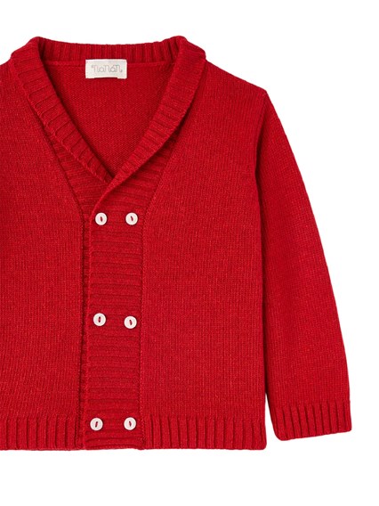 NANAN RED CARDIGAN