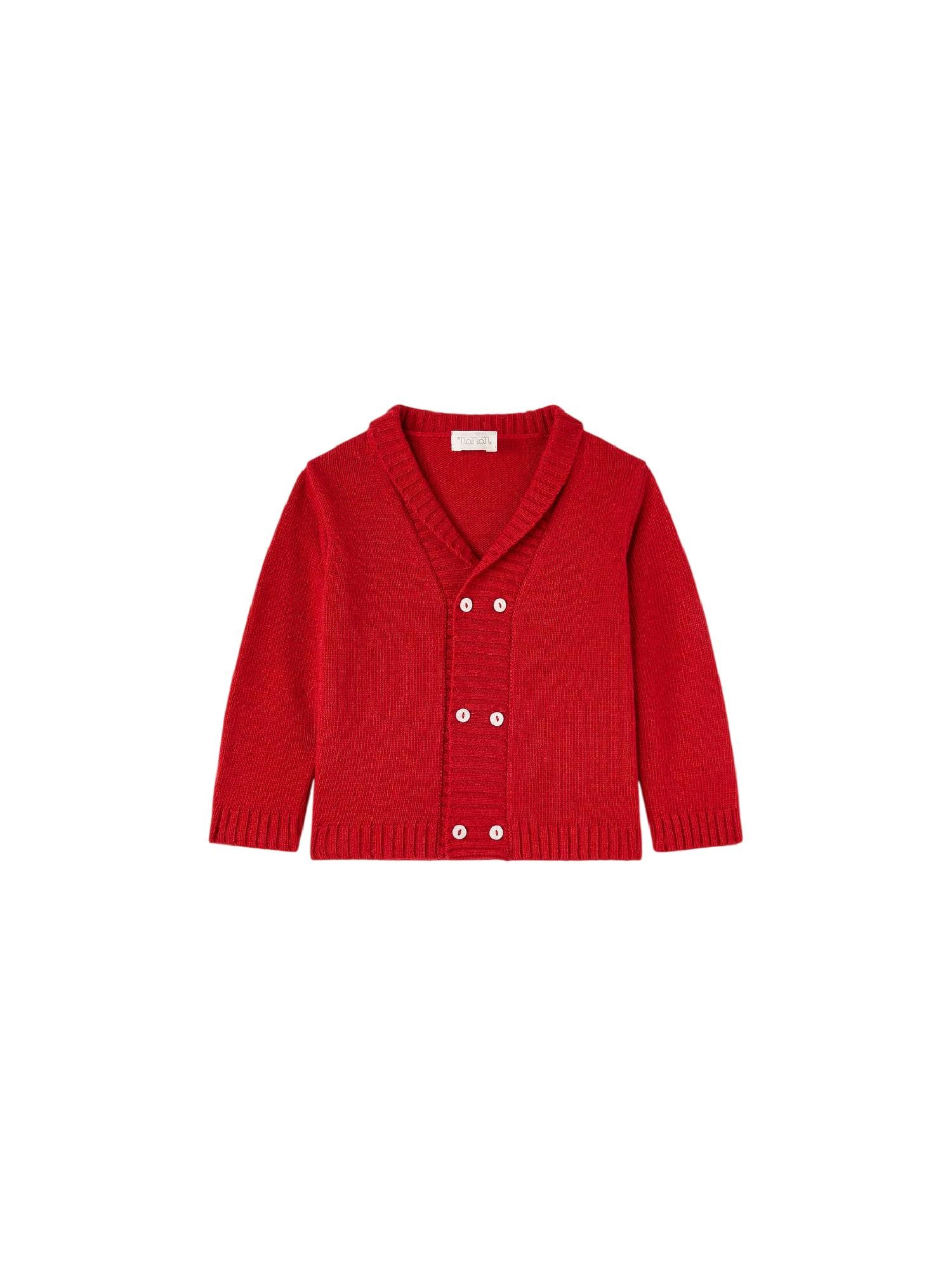 Nanán Kids' Red Cardigan