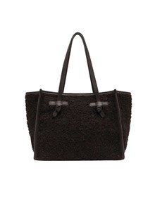 MARCELLA GIANNI CHIARINI FABRIC AND LEATHER BAG 33x25x13