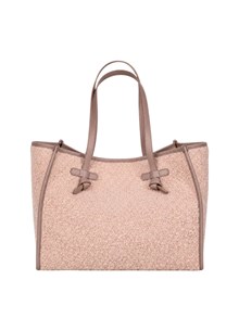 MARCELLA GIANNI CHIARINI FABRIC AND LEATHER BAG 33x25x13