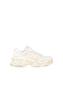 NEW BALANCE Scarpa Lifestyle - UNISEX - TIER 1 - Synthetic-Patent-Mesh - OFF WHITE - TAN