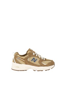 NEW BALANCE Scarpa Lifestyle - UNISEX - Suede-Mesh - BARK - QUICKSAND - NB NAVY
