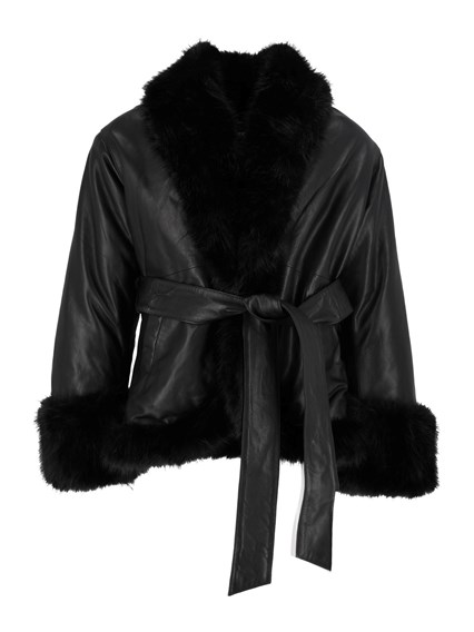 ROTATE DONATELKA LEATHER JACKET