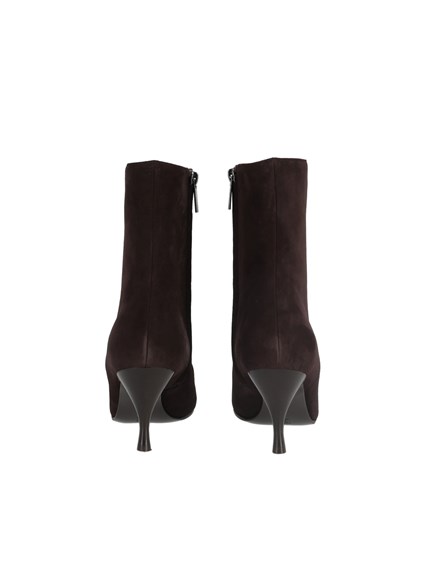 SERGIO LEVANTESI ANKLE BOOT JODI67 SUEDE CHOCOLATE