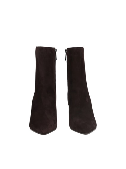 SERGIO LEVANTESI ANKLE BOOT JODI67 SUEDE CHOCOLATE