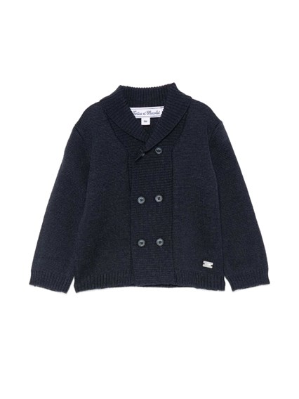 TARTINE & CHOCOLAT GILET4 NAVY BLUE