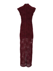 ROTATE FLOWER MESH MAXI DRESS Decadent Chocolate (Tight Fit)