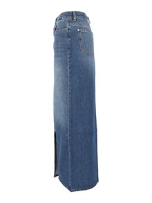 7 FOR ALL MANKIND MAXI SKIRT Darkwind