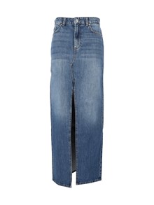 7 FOR ALL MANKIND MAXI SKIRT Darkwind
