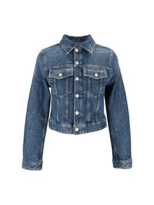 7 FOR ALL MANKIND SHRUNKEN JACKET Blue Shine