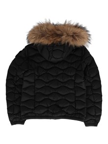 BLAUER ARION JUNIOR DOWN JACKET BLACK BROWN 30C LINING
