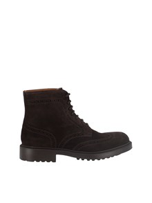DOUCAL'S ANKLE BOOT CODA DI RONDINE (GM) VISONE TERRE+F.DO T.MORO