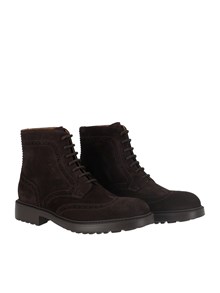DOUCAL'S ANKLE BOOT CODA DI RONDINE (GM) VISONE TERRE+F.DO T.MORO