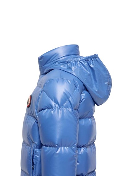 MONCLER ENFANT OPEN BLUE KEVOSER JACKET