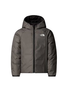 THE NORTH FACE KIDS BABY REVERSIBLE PERRITO HOODED JACKET TNF BLACK/SMOKED PEARL