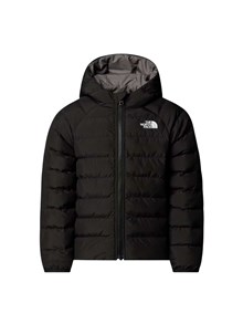 THE NORTH FACE KIDS BABY REVERSIBLE PERRITO HOODED JACKET TNF BLACK/SMOKED PEARL