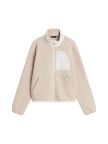 THE NORTH FACE KIDS G YUMIORI OFF-PEAK F/Z JACKET TIMELESS TAUPE/WHITE DU