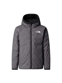 THE NORTH FACE KIDS B REVERSIBLE PERRITO HOODED JACKET TNF BLACK/SMOKED PEARL