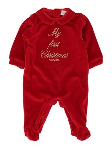 NANAN TUTINA C/SCRITTA 'MY FIRST CHRISTMAS' ROSSO 01 MESE