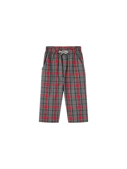 NANAN PANTALONE SCOZZESE C/COULISSE GRIGIO 06 MESI