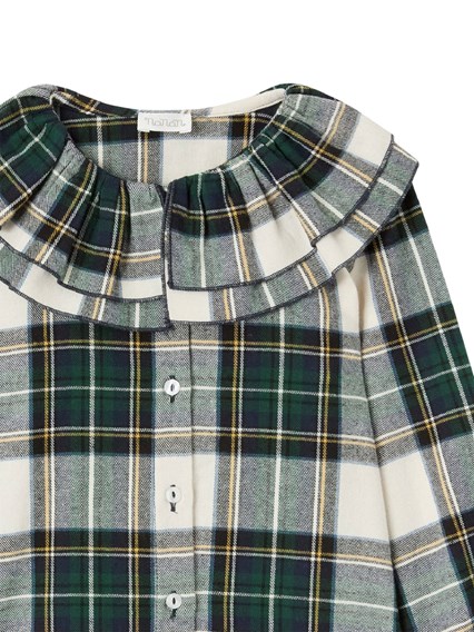 NANAN BLUSA SCOZZESE VERDE 4 ANNI