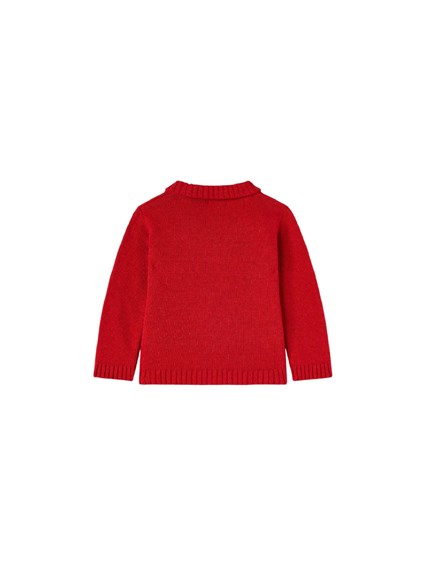 NANAN CARDIGAN ROSSO 06 MESI