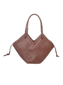 IBELIV BRAIDED LEATHER - TRINITY MEDIUM - CHOCOLATE