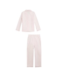 POLO RALPH LAUREN OXFORD BD PANT SLEEP SET (CTN) BATH PINK/WHITE STRIPED OXFORD