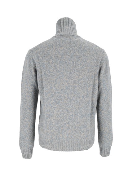SETTE FILI CASHMERE High-neck zip-up knit jacket