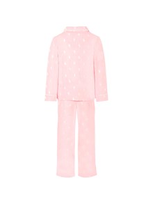 POLO RALPH LAUREN WOVEN LS & PANT SET HINT OF PINK