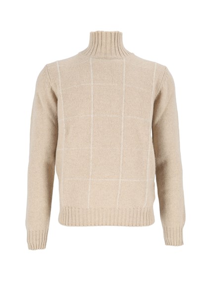 SETTE FILI CASHMERE Men's Vulcano intarsia sweater