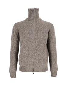 SETTE FILI CASHMERE High-neck zip-up knit jacket