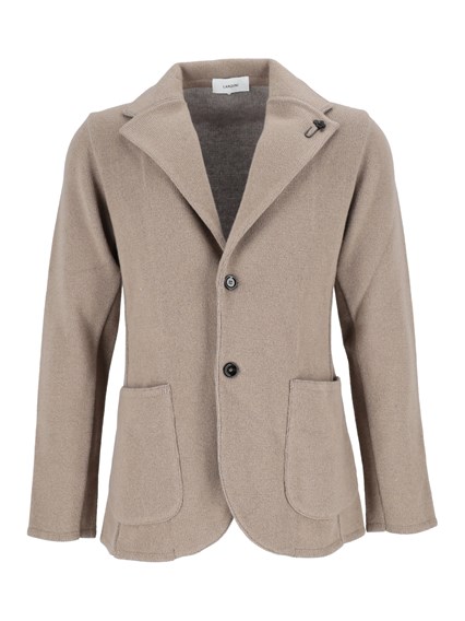 LARDINI MEN'S KNIT JACKET