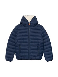 SAVE THE DUCK FINNEGAN HOODED JACKET WITH TEDDY LININ