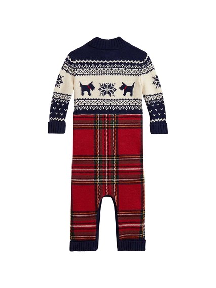 POLO RALPH LAUREN SWEATER-COVERALL