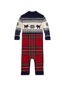 POLO RALPH LAUREN SWEATER-COVERALL