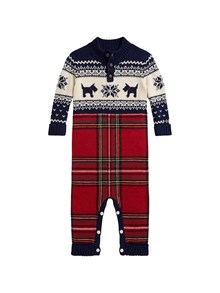 POLO RALPH LAUREN SWEATER-COVERALL