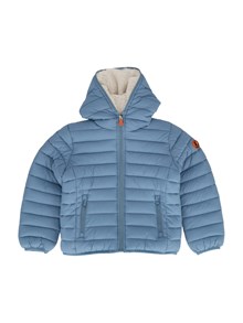 SAVE THE DUCK FINNEGAN HOODED JACKET WITH TEDDY LININ