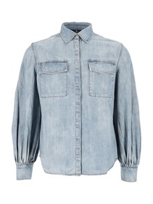7 FOR ALL MANKIND L/S REGULAR SHIRT Chambray Loft