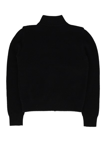 MONCLER ENFANT BLACK CARDIGAN