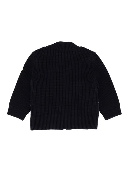 MONCLER BABY NAVY CARDIGAN