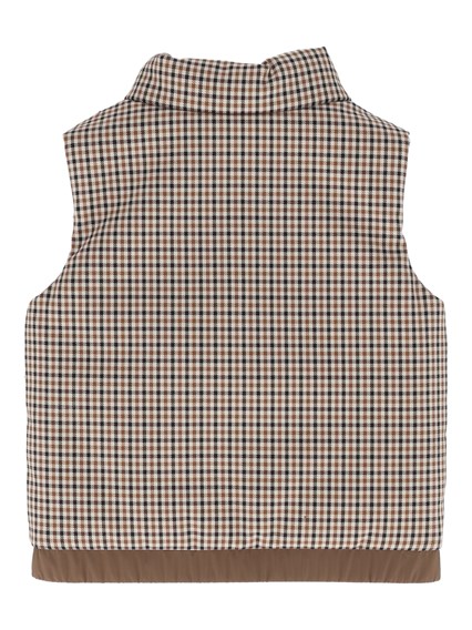 MONCLER BABY DARK BROWN ADRIEN VEST